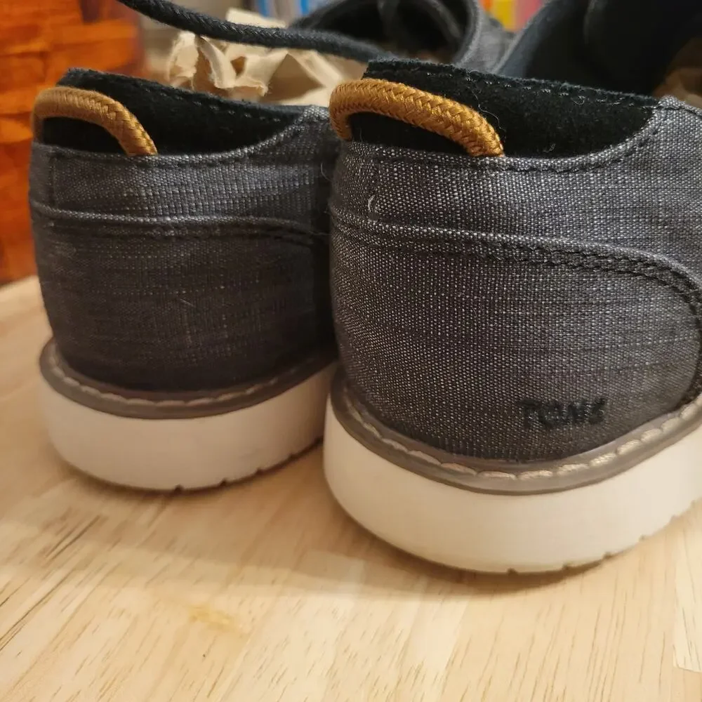TOMS Navi Oxford Dress Shoes Men’s 9.5 Gray | Excellent Condition